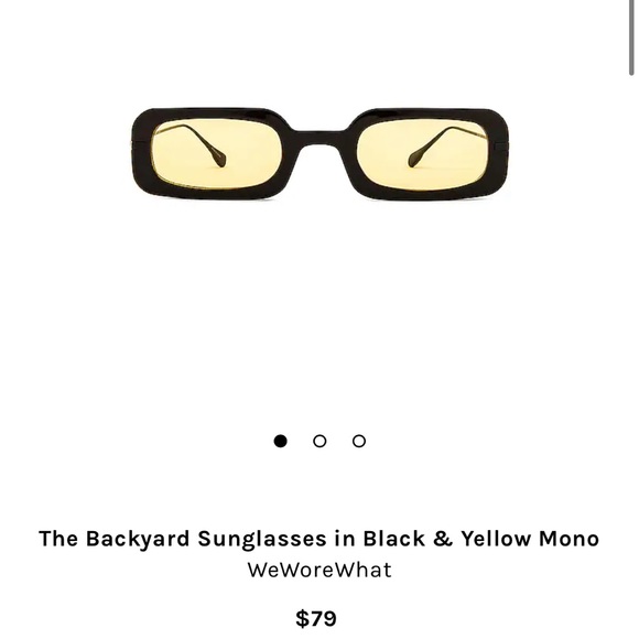 The Backyard Sunglasses in Black & Yellow Mono
WeWoreWhat - Picture 12 of 13